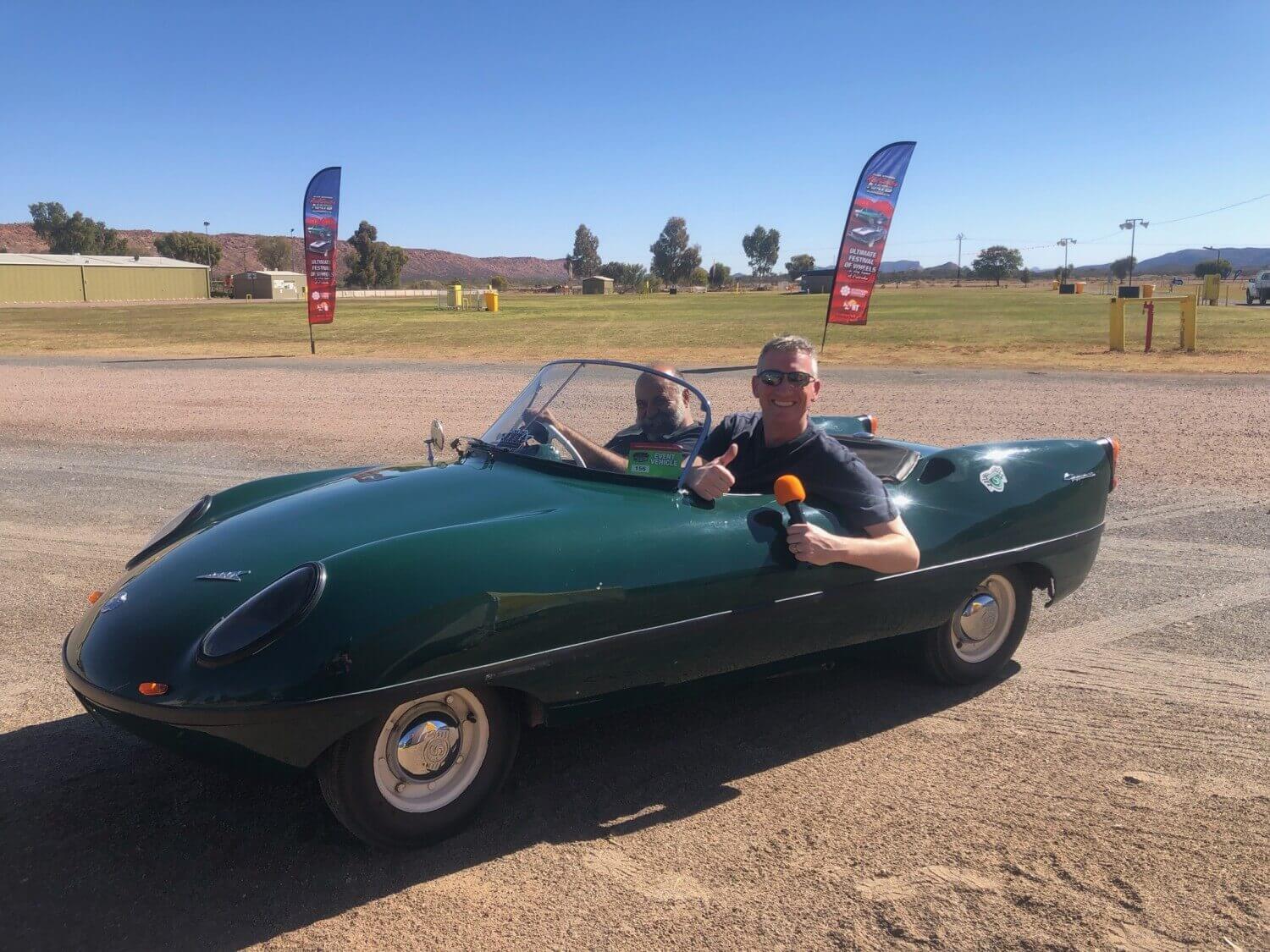 Presenting at the 2019 Red Centre Nats in a Go Go Mobile!