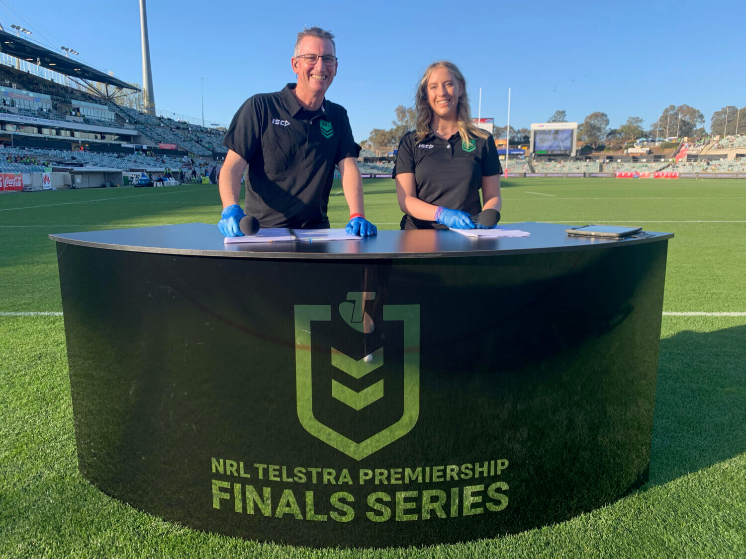 On ground MC Week 1 of the 2020 NRL Final Series