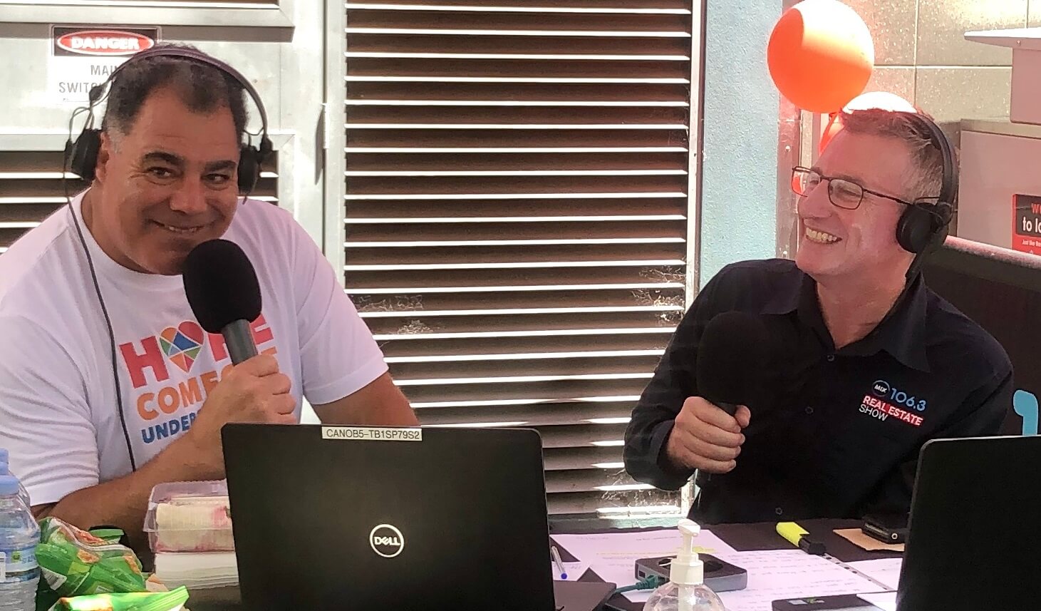 Mix106.3 Canberra Hospital Foundation OB with Raiders great Mal Meninga