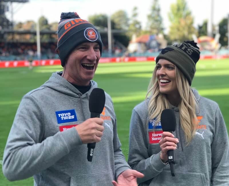 2022 GWS Giants Cam and Lauren