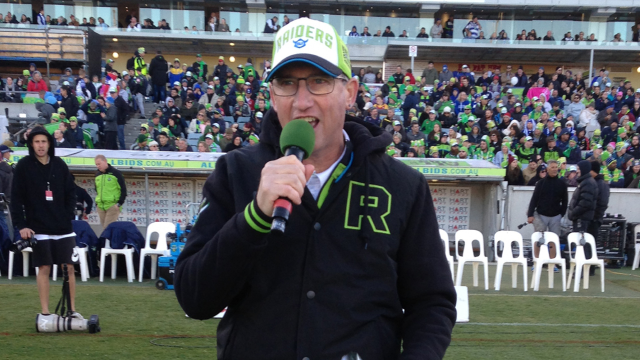 Ground Announcing - Canberra Raiders 2016